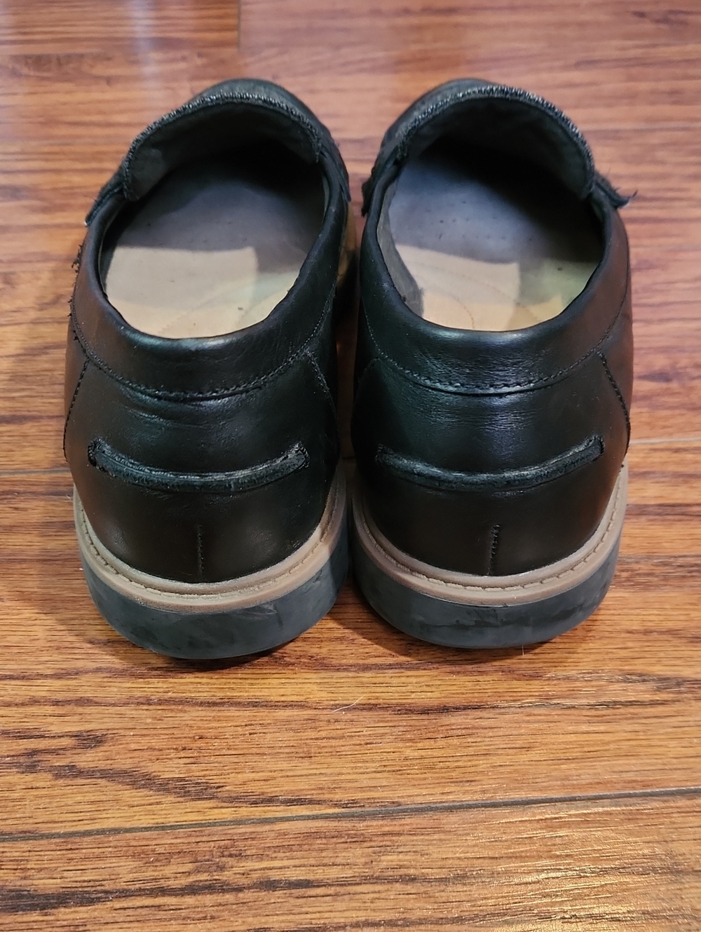 Clark's Cushion Collection Black & Gray Tweed Loafers - Picture 3 of 5
